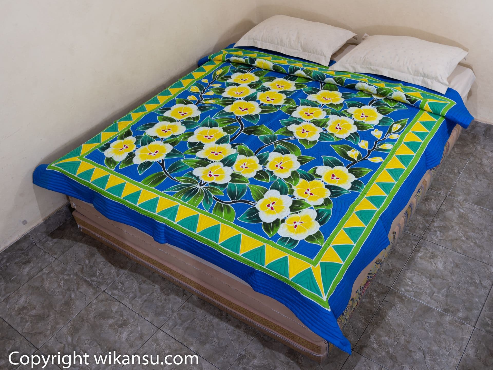 Blue Bali Frangipani Flowers