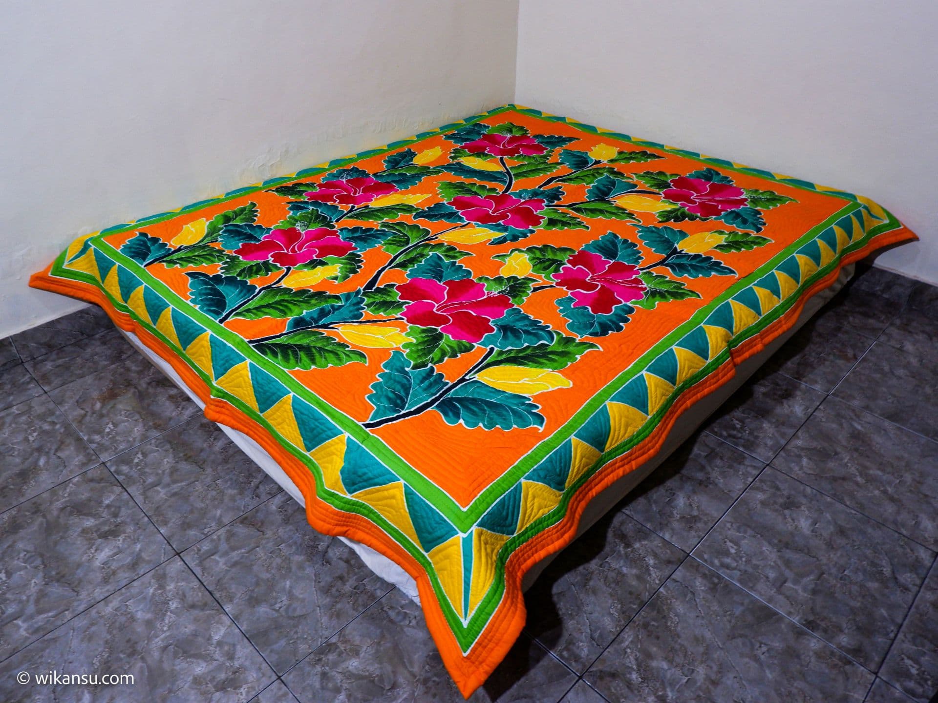 Orange Hibiscus Flowers